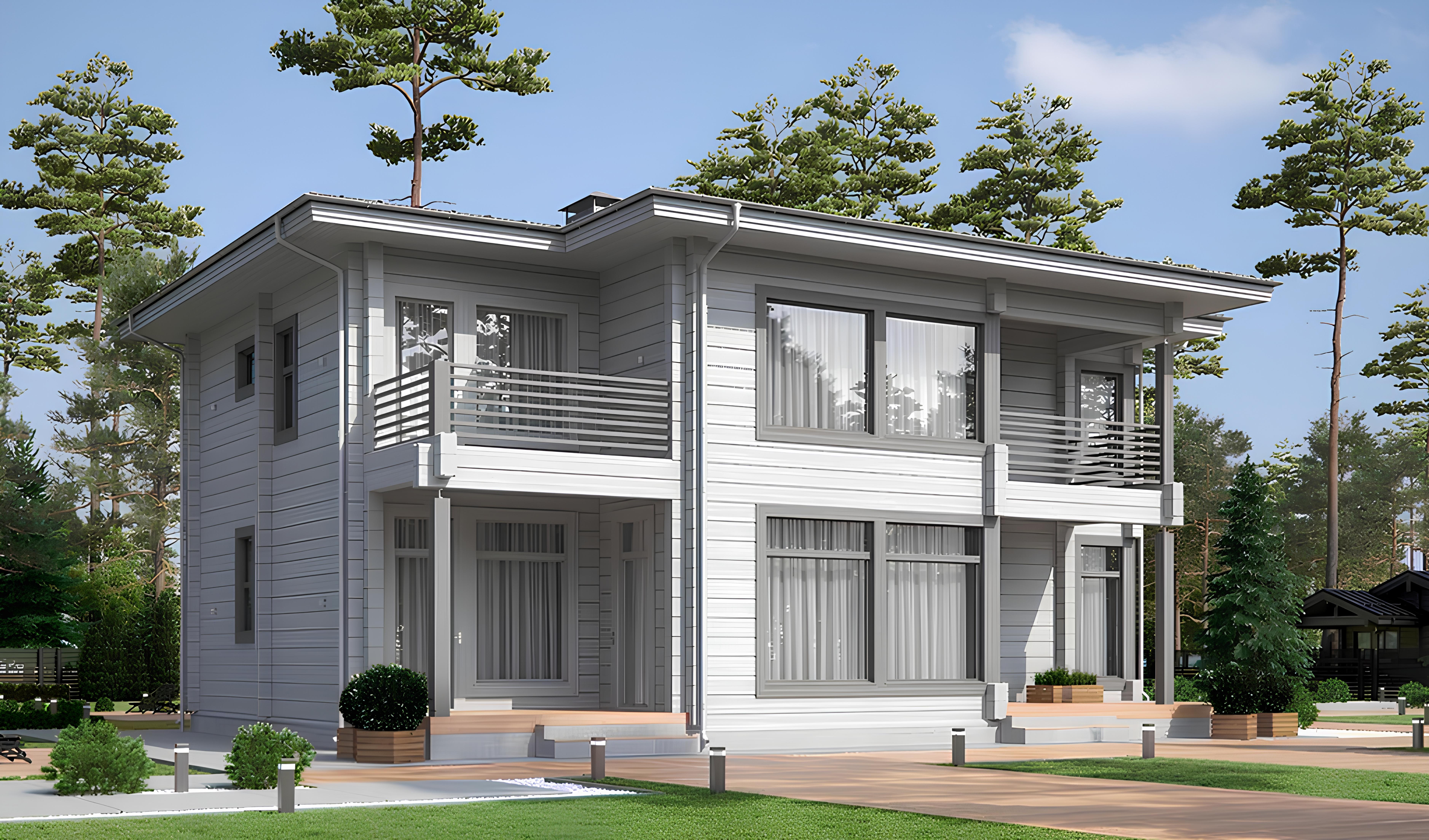 Дом из клееного бруса VZ-359